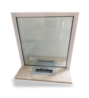 Sklep Megal - Okna podawcze